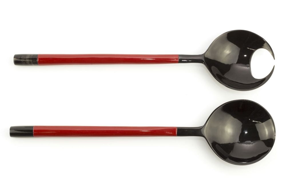 Kitchen utensils - Crab claw salad servers in horn - L INDOCHINEUR X RIVÊT
