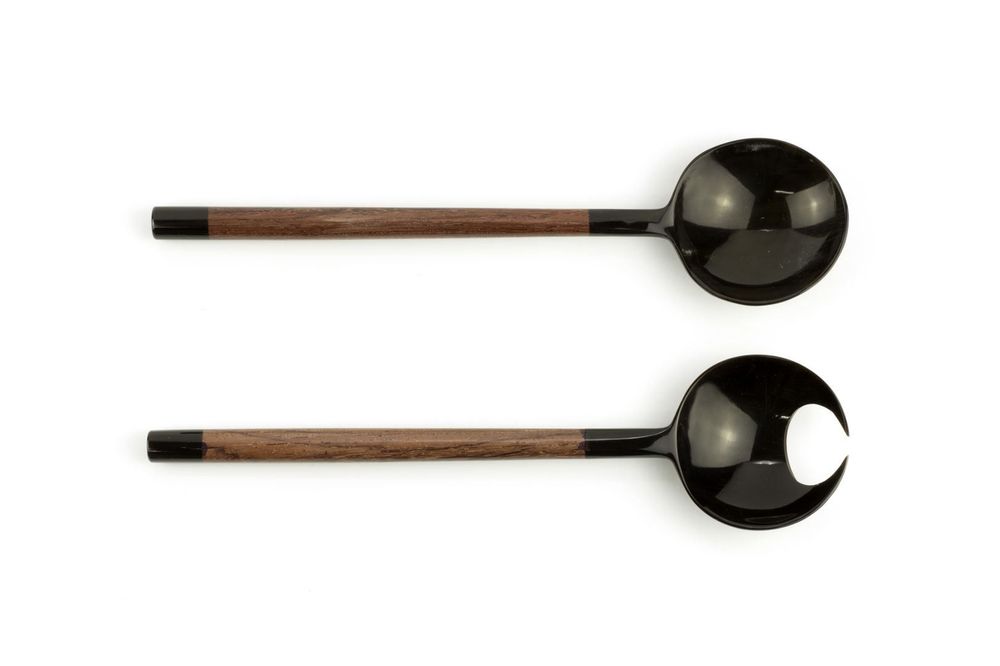 Kitchen utensils - Crab claw salad servers in horn - L INDOCHINEUR X RIVÊT