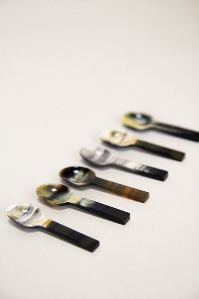 Kitchen utensils - Salt spoon set Bourgeon (set of 6) - L INDOCHINEUR X RIVÊT