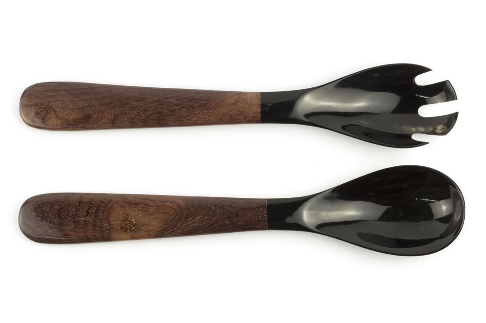 Kitchen utensils - Duo-material salad servers - L INDOCHINEUR X RIVÊT