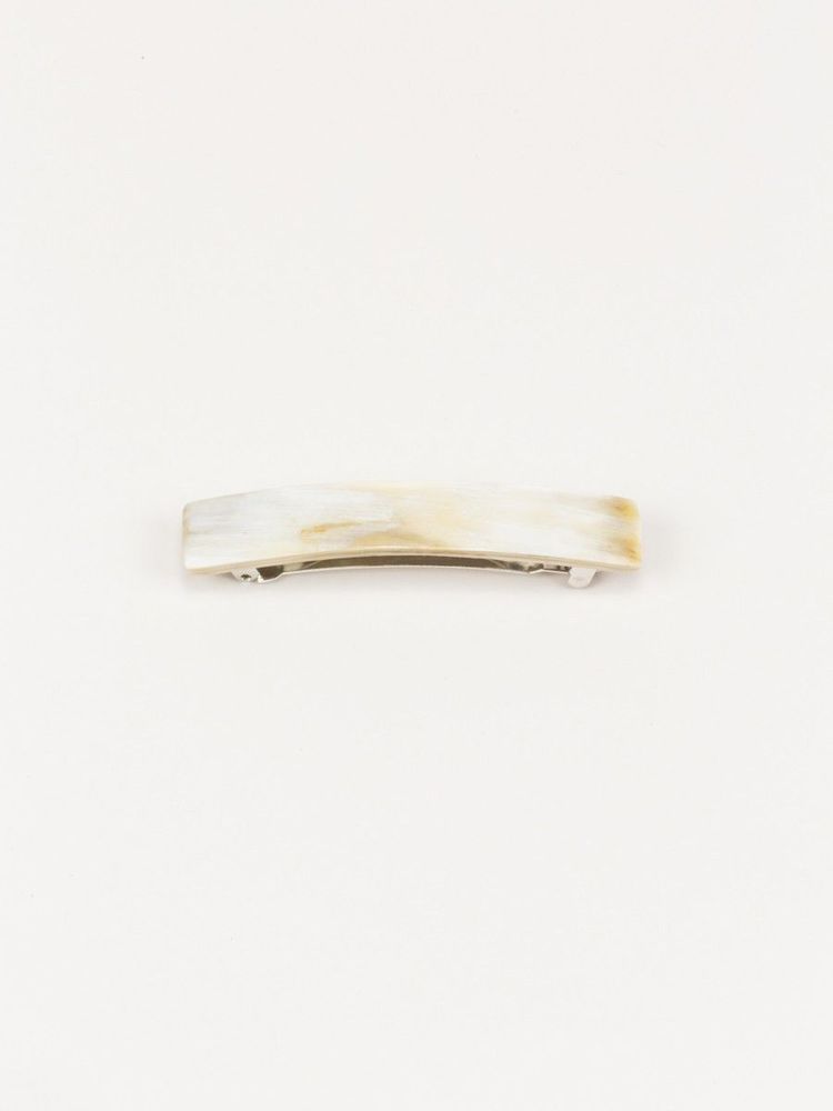 Hair accessories - Natural horn rectangular hair clip - L INDOCHINEUR X RIVÊT