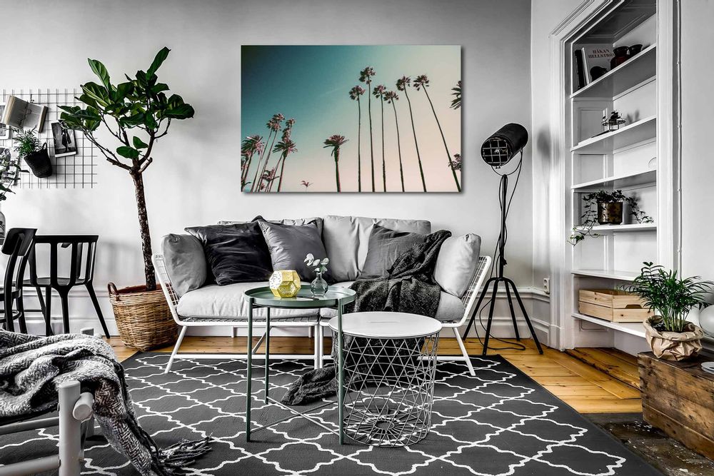 Photos d'art - Palm Trees - Tirage Photo en Édition Limitée contrecollé sous Diasec® Qualité Musée - LUDO CAZEBA - LIMITED PHOTOGRAPHY EDITIONS