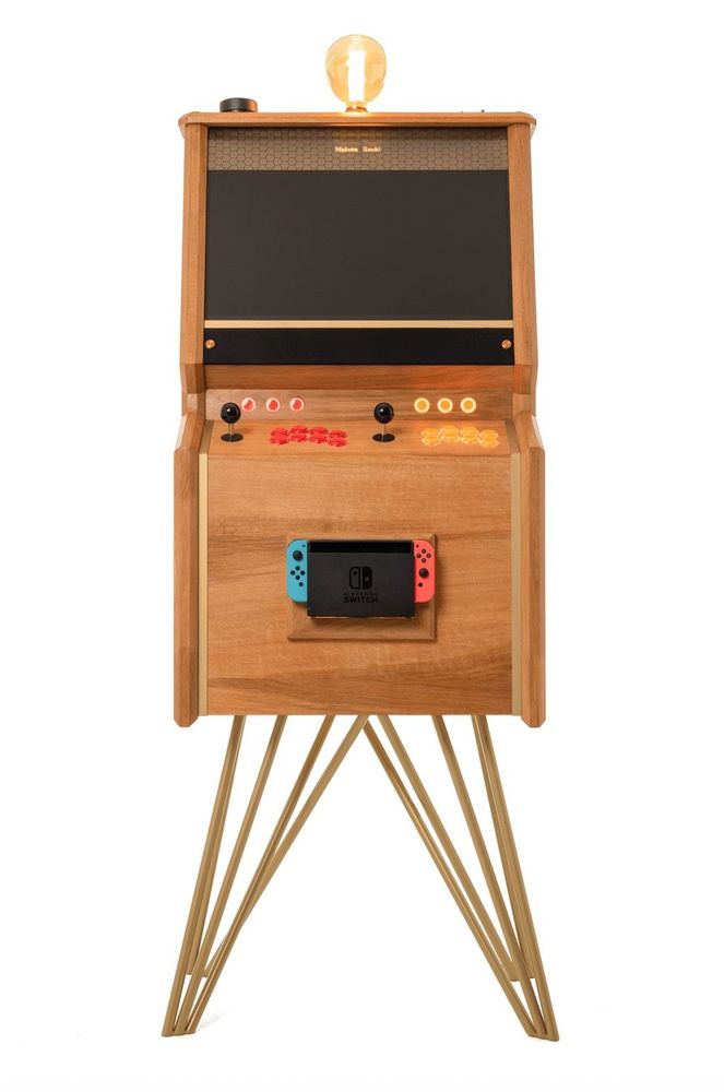 Objets de décoration - SENPAI V3 LITE : borne d'arcade de luxe, 5000 jeux rétro + Nintendo - MAISON ROSHI - LUXURY ENTERTAINMENT CABINETS