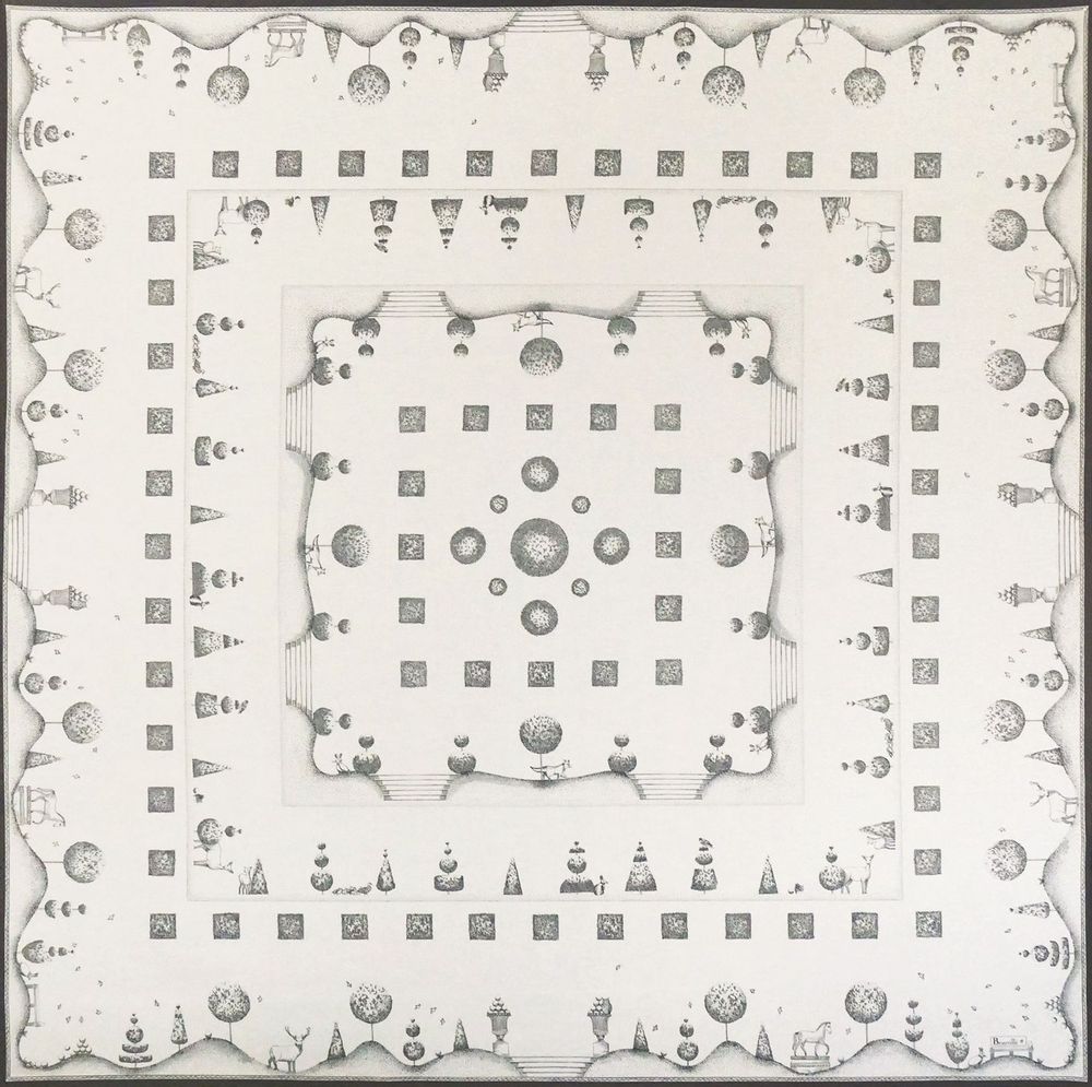 Table linen - The Wonderful Garden Tablecloth - BEAUVILLÉ