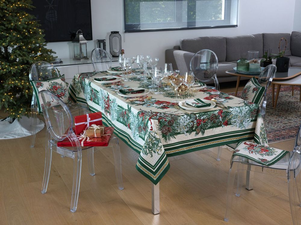 Table linen - Winter Dream Tablecloth - BEAUVILLÉ