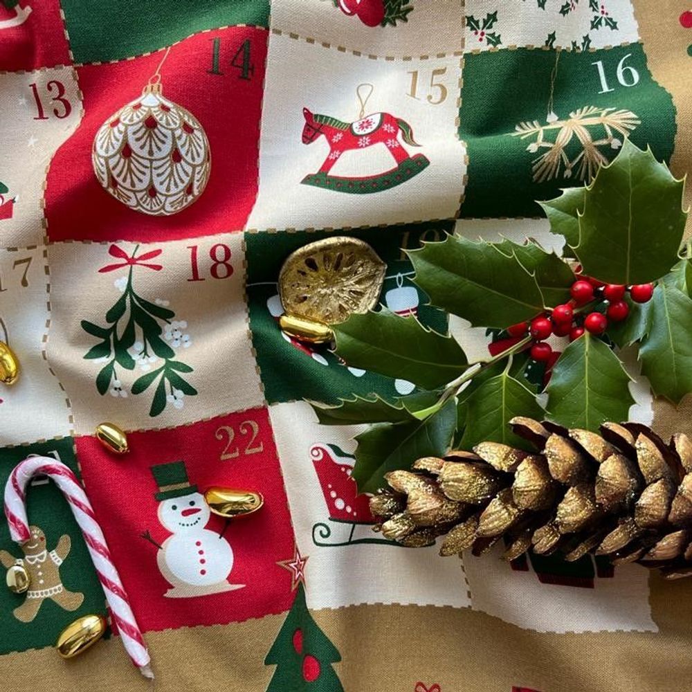 Tea towel - Advent calendar tea towel - BEAUVILLÉ