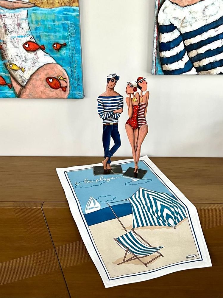 Tea towel - Beach Towel - BEAUVILLÉ