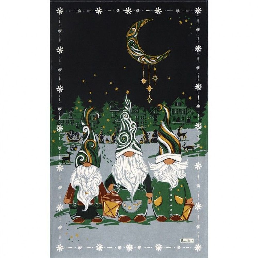 Kitchen linens - Les Lutins de Noël tea towel - BEAUVILLÉ
