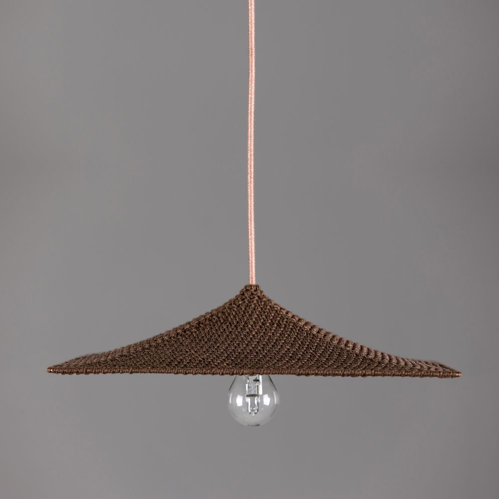 Ceiling lights - TOKYO suspension lamp in cotton yarn - ELMO