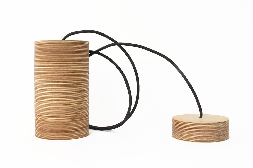 Suspensions - Luminaire suspendu en bois - PROMIDESIGN