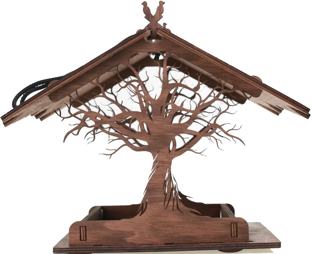 Accessoires de jardinage - Mangeoire à oiseaux en bois - PROMIDESIGN