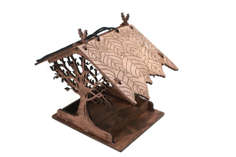 Accessoires de jardinage - Mangeoire à oiseaux en bois - PROMIDESIGN