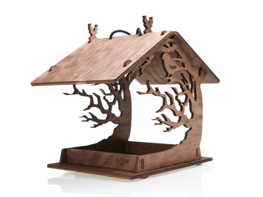 Garden accessories - Wooden Bird Feeder - PROMIDESIGN