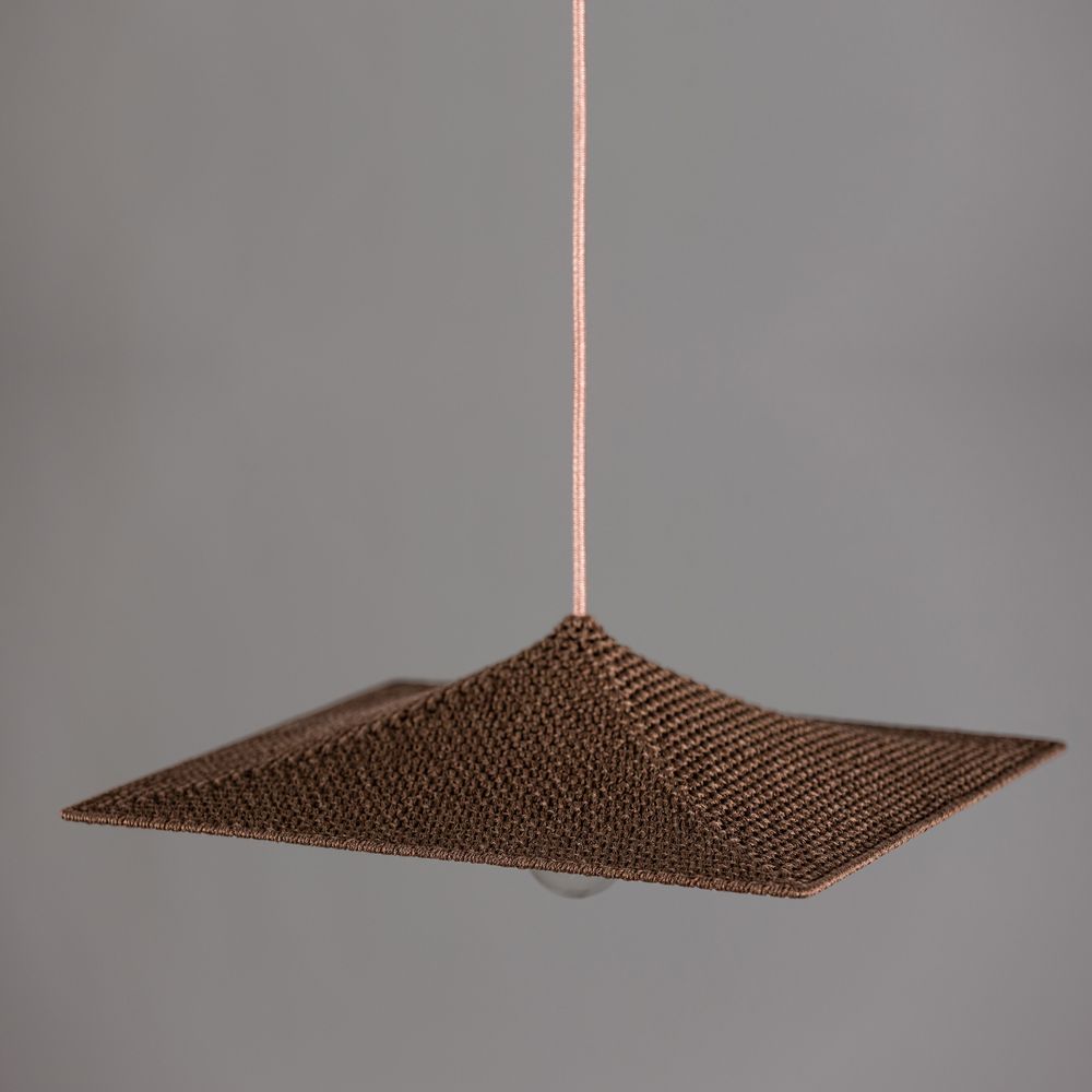 Ceiling lights - TOKYO suspension lamp in cotton yarn - ELMO