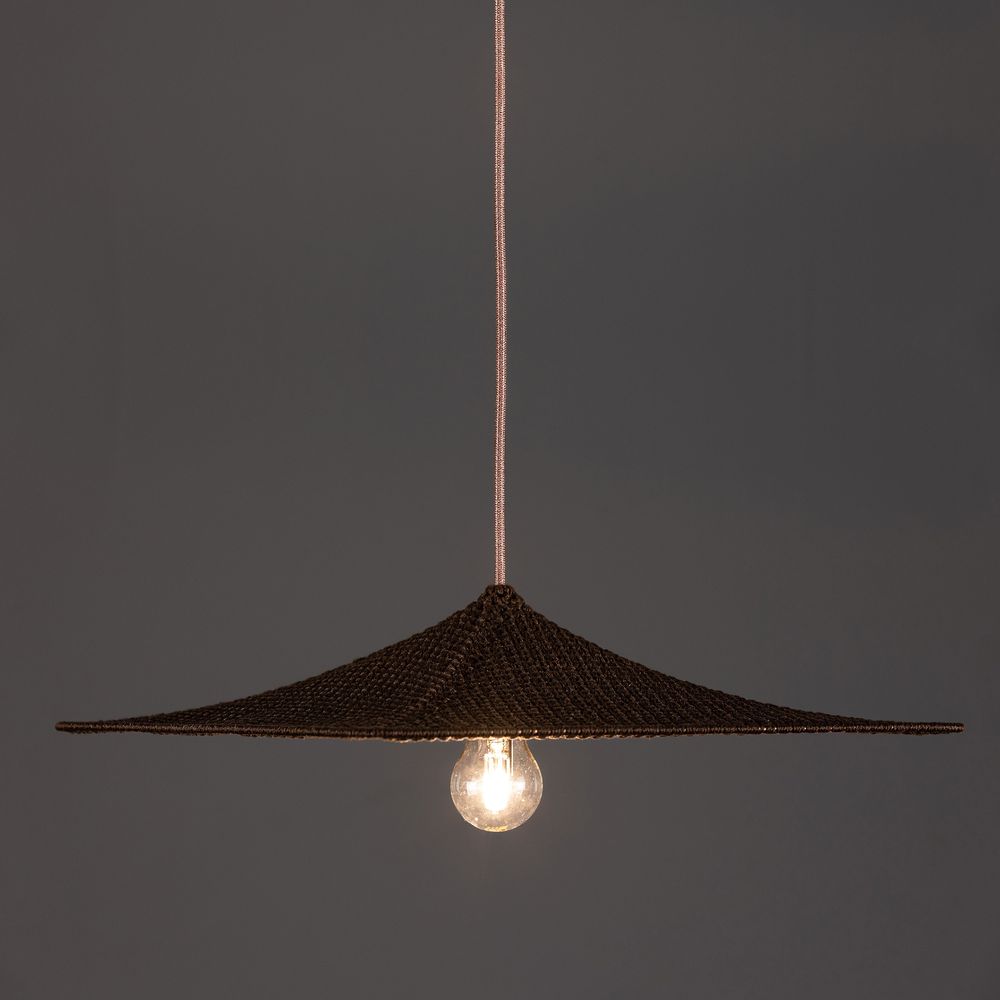 Ceiling lights - TOKYO suspension lamp in cotton yarn - ELMO