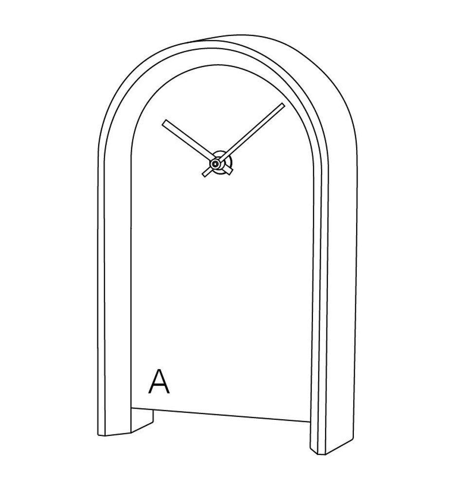 Clocks - ARC clock - DRUGEOT MANUFACTURE