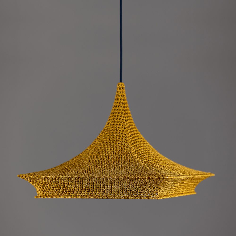 Ceiling lights - NARA suspension lamp in cotton yarn - ELMO