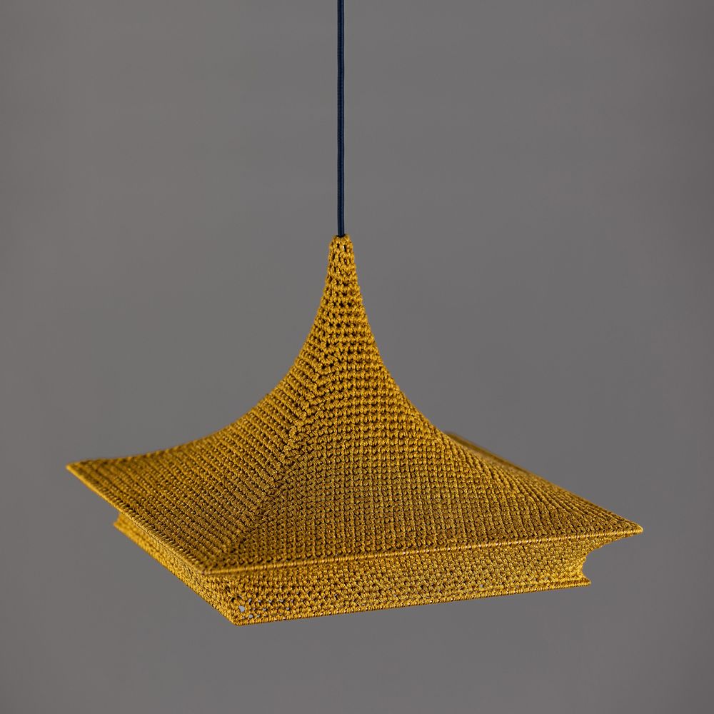Ceiling lights - NARA suspension lamp in cotton yarn - ELMO