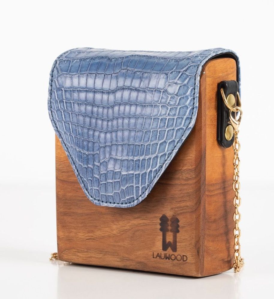Sacs et cabas - Sac à main Lauwood Roberto - aligator bleu - LAUWOOD