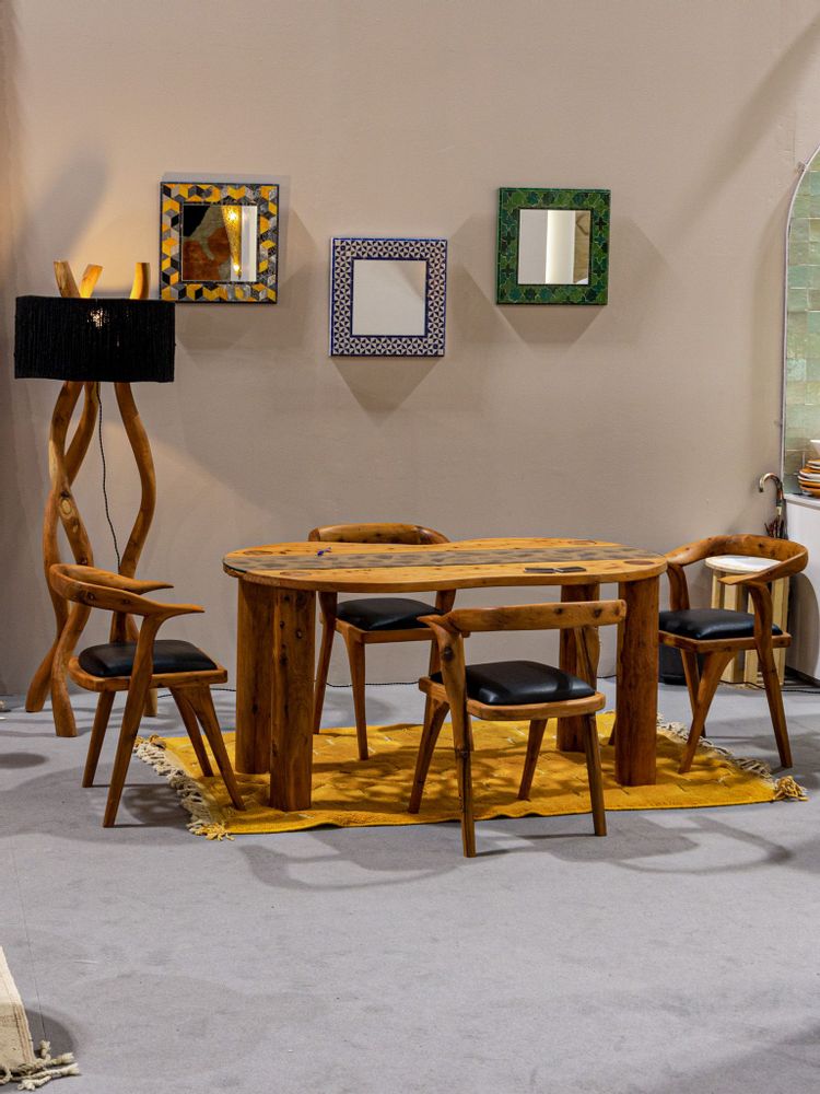 Chaises - YINIS - Chaise en bois de thuya - CALLITRIS
