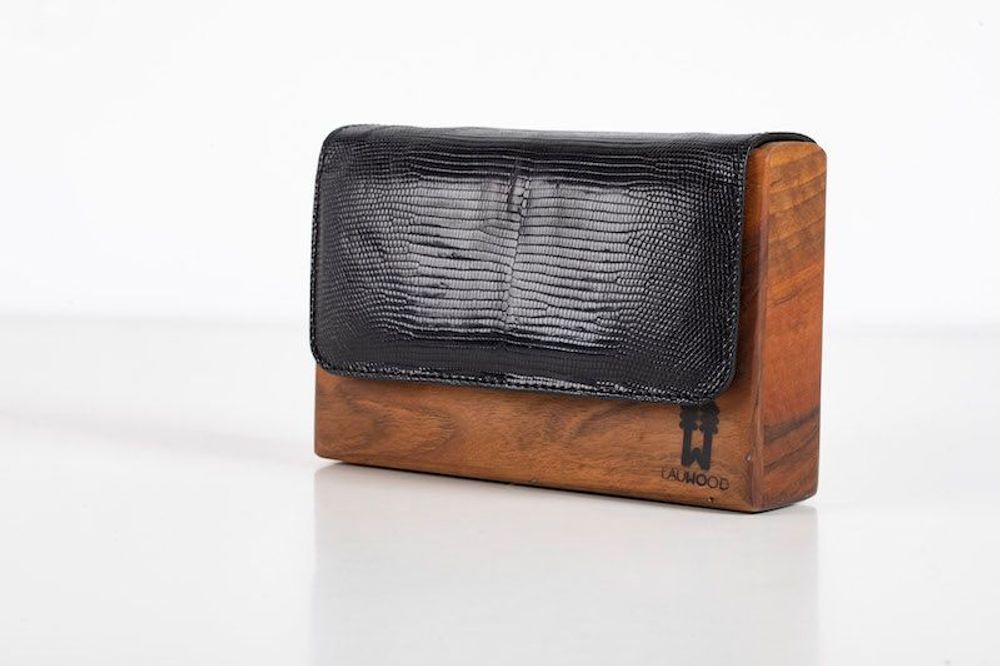 Clutches - Lauwood Clutch - Iguana - LAUWOOD