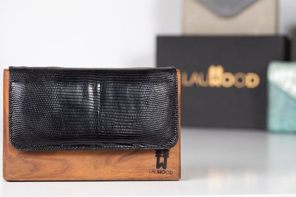 Clutches - Lauwood Clutch - Iguana - LAUWOOD