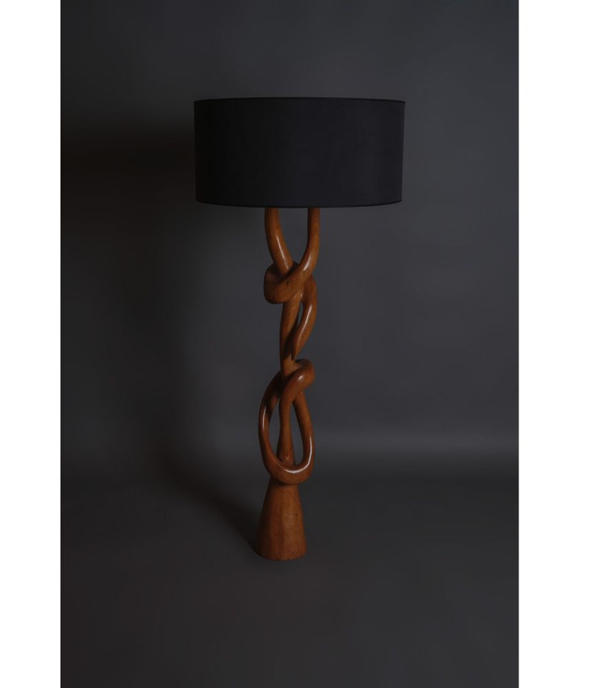 Floor lamps - JANNI - Crafted wooden floor lamp - CALLITRIS