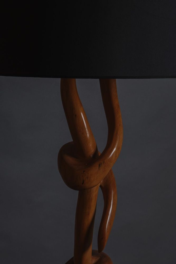 Floor lamps - JANNI - Crafted wooden floor lamp - CALLITRIS