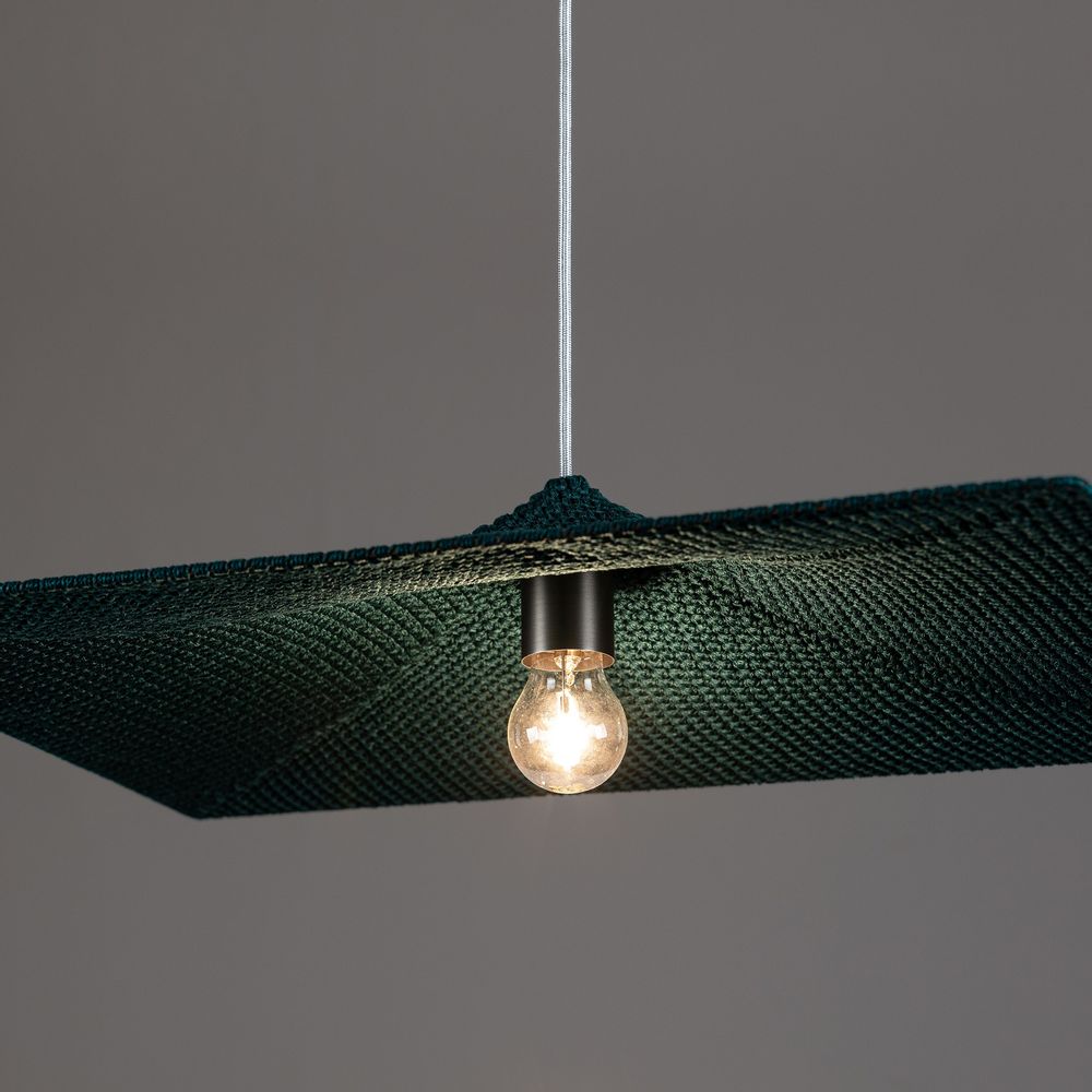Ceiling lights - OSAKA suspension lamp in cotton yarn - ELMO