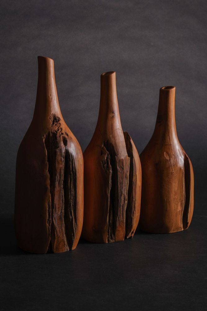 Vases - Handcrafted trio of vases - Ref VAS012 - CALLITRIS