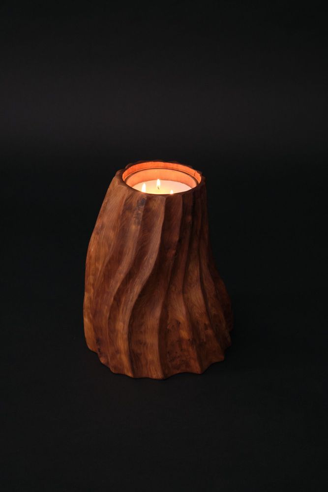Bougies - Wood Candle - REF BO008 M - CALLITRIS