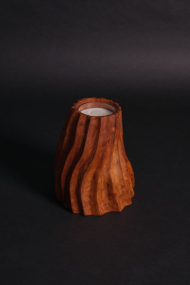Bougies - Wood Candle - REF BO008 M - CALLITRIS