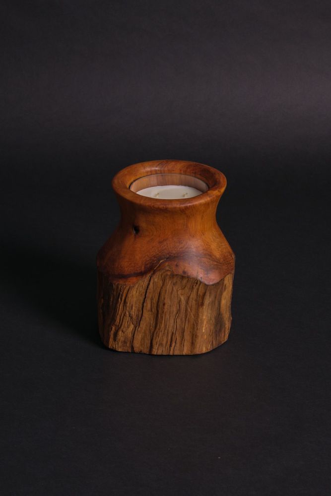Candles - Wood Candle - REF BO007 M - CALLITRIS