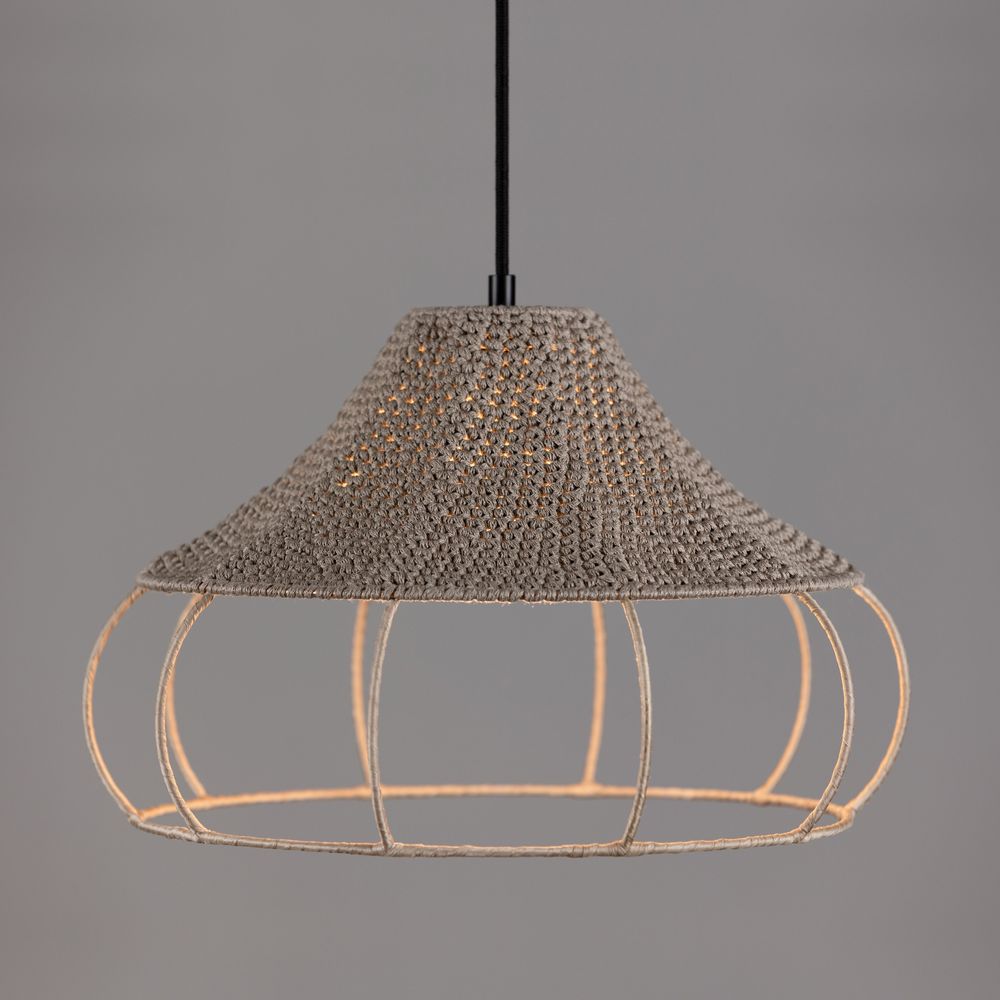 Plafonniers - BRIGHTON suspension en fil de coton - ELMO