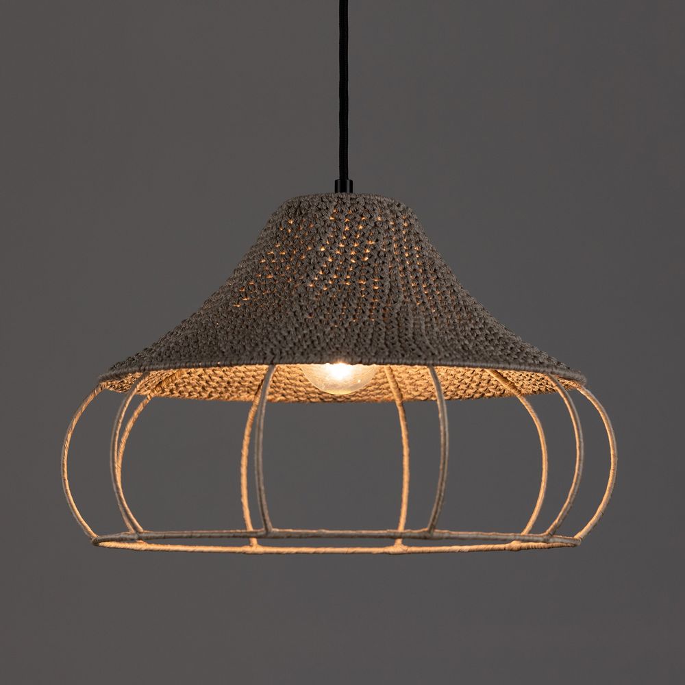Plafonniers - BRIGHTON suspension en fil de coton - ELMO