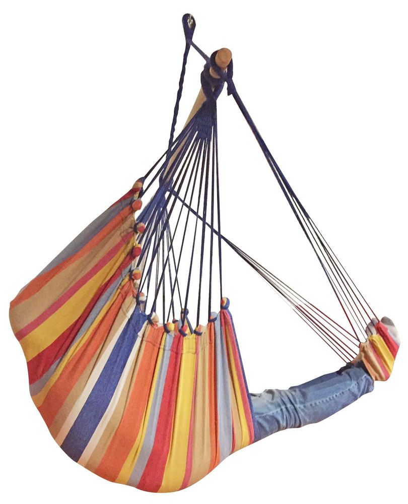 Fauteuils de jardin - Chaise-hamac avec repose-pieds - CALOOGAN