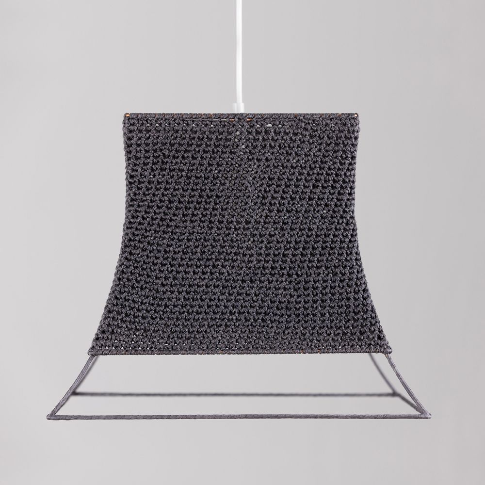 Ceiling lights - LONDON suspension lamp in cotton yarn - ELMO