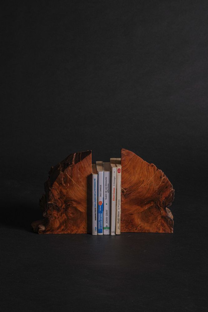Pièces uniques - Serre-livres en bois - CALLITRIS