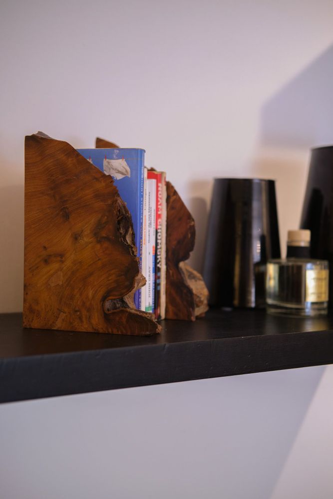 Pièces uniques - Serre-livres en bois - CALLITRIS
