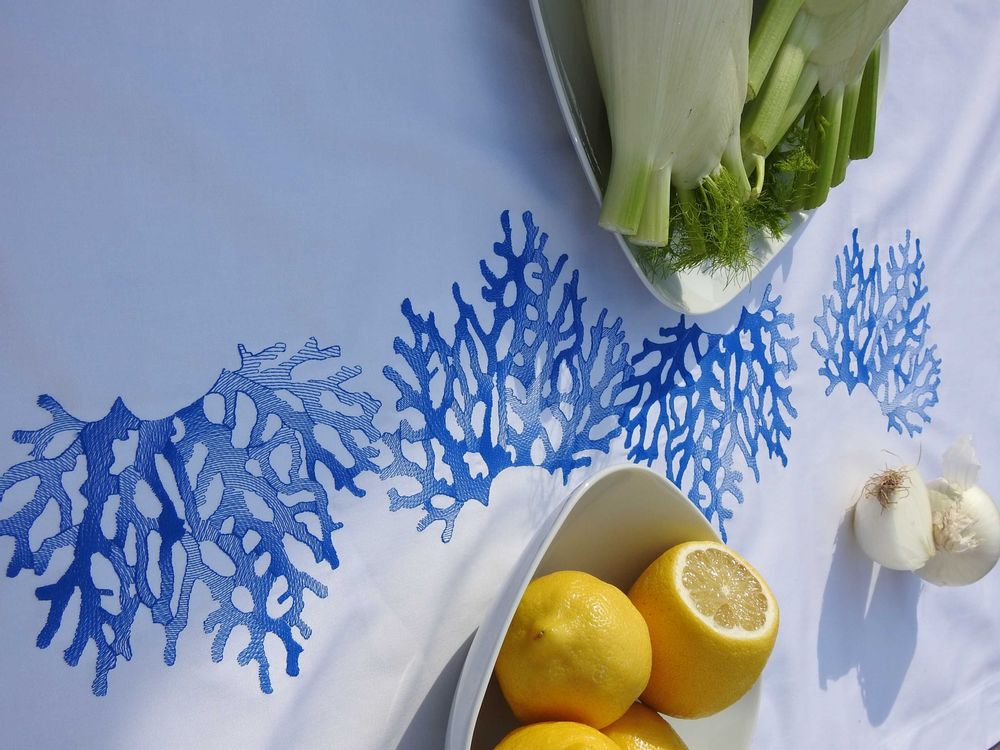 Table linen - CORAL tablecloth - ARTIPARIS