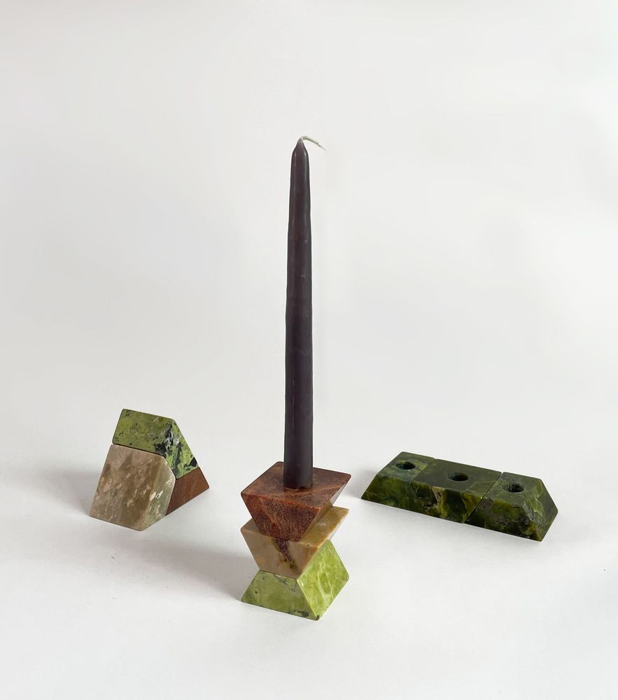 Design objects - Triangle Puzzle Candelabra - DAR PROYECTOS