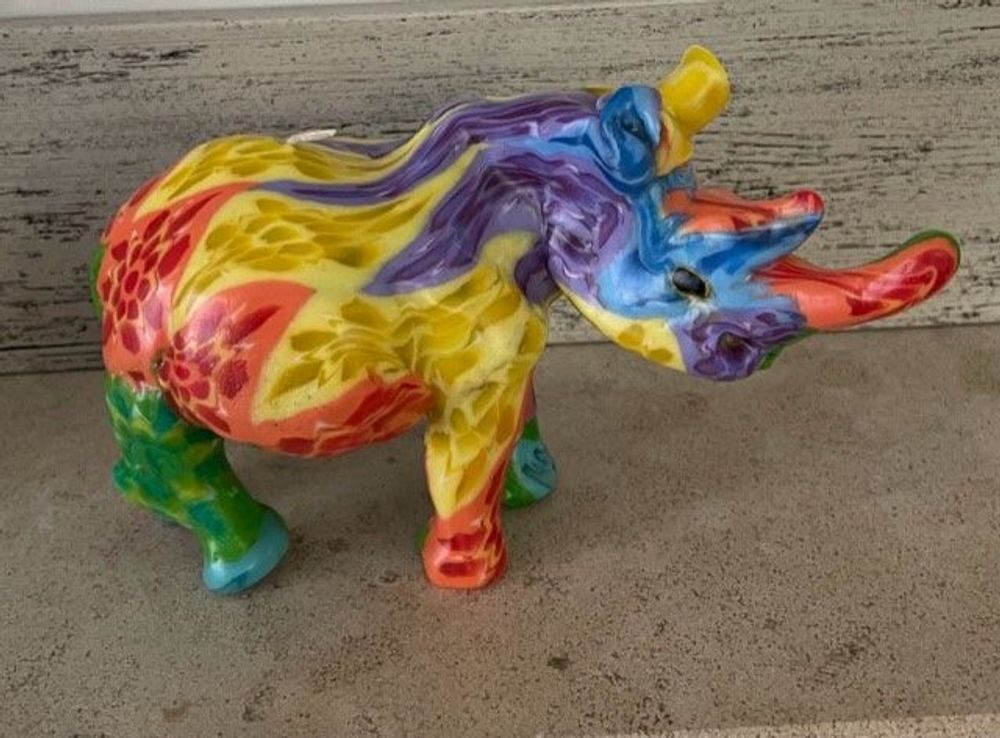 Decorative objects - Timbali Rhinoceros Candle - EL PELICANO