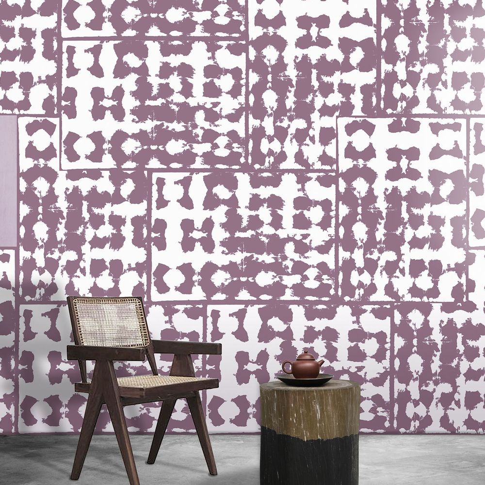 Papiers peints - Papier Peint MEMORY - Feuille domino - LAUR MEYRIEUX COLLECTION
