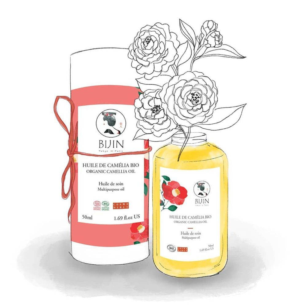 Gifts - Organic camellia oil for face, body, hair, stretch marks - LE CHARBON ACTIF FRANCAIS
