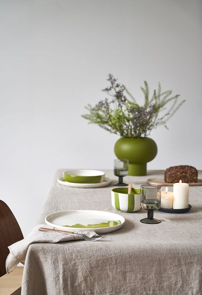 Everyday plates - Bowling Nua Green
Ø20 Cm - HOMATA