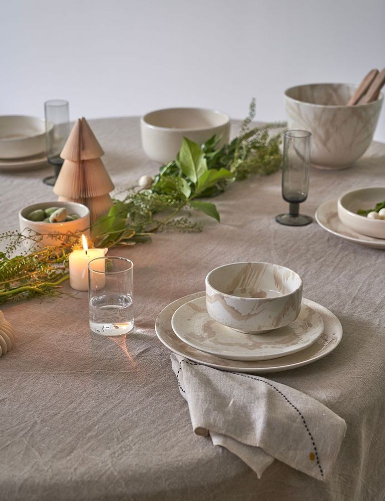 Assiettes au quotidien - Assiette Hammamet Cream Ø27 Cm - HOMATA
