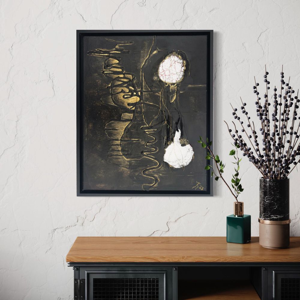 Tableaux - LE TEMPS VIENDRA À SA FIN (46 x 56 cm) - JALUSTOWSKI.DESIGN