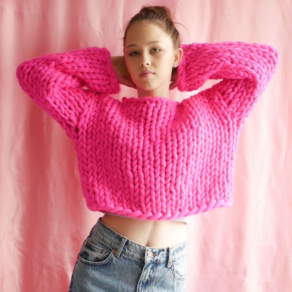 Bags and totes - Chunky Knit Merino Cardigan Sweater - PANAPUFA