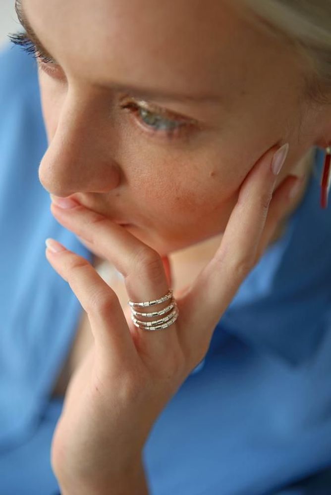 Gifts - Tube Earrings and Rings - BORD DE L'EAU