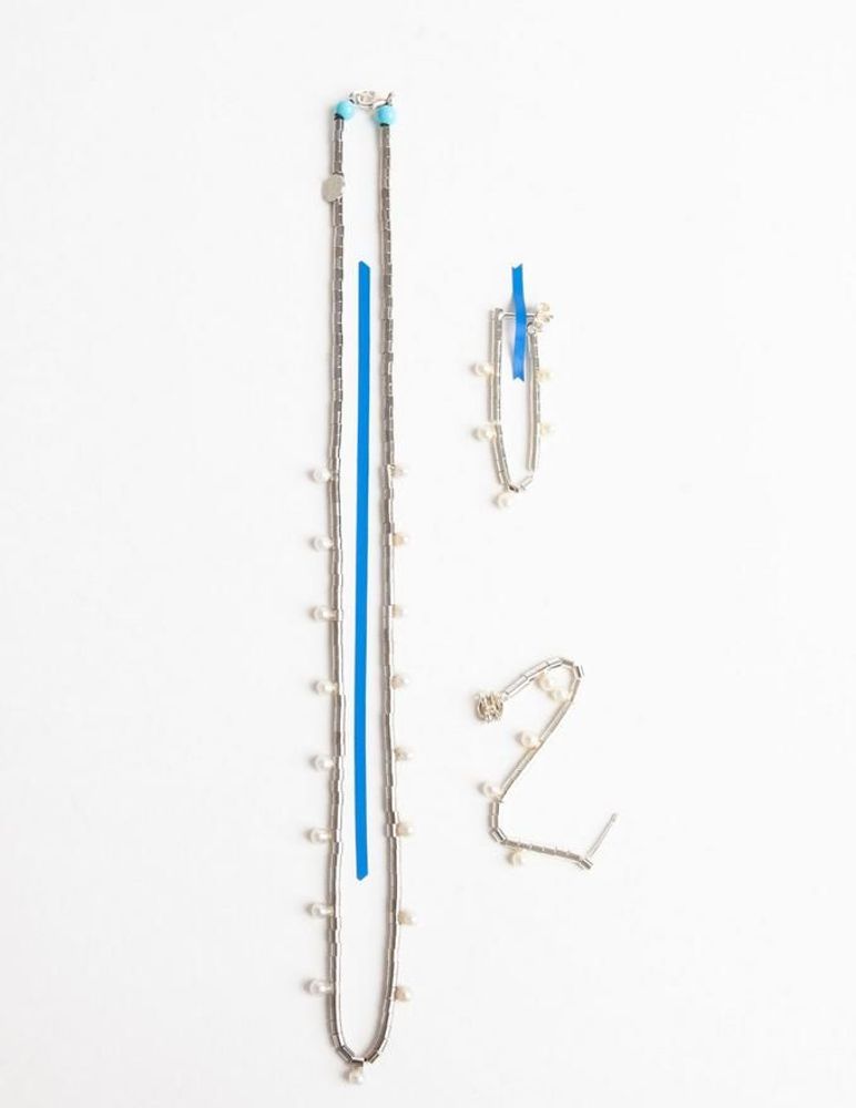 Gifts - Tube Earrings and Rings - BORD DE L'EAU